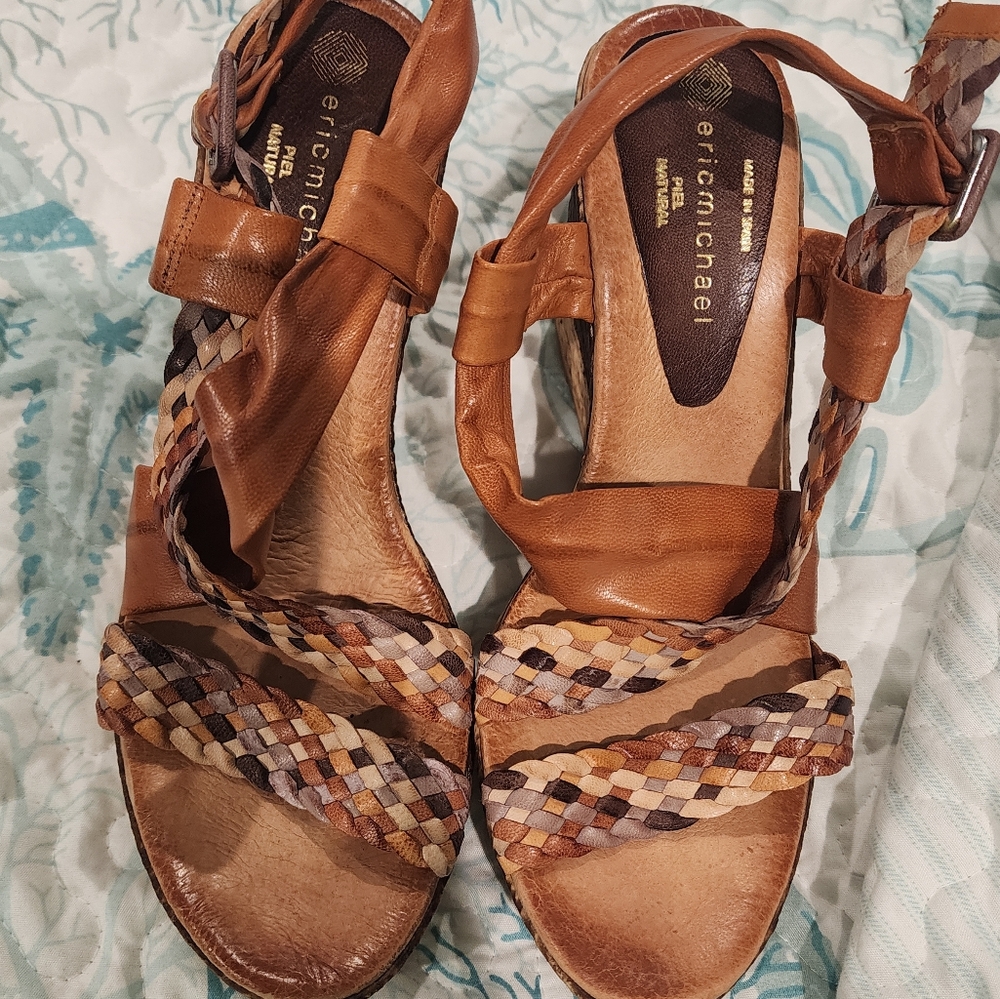 Women's Eric Michael  Shoes, EU Size 39, Brown Tones